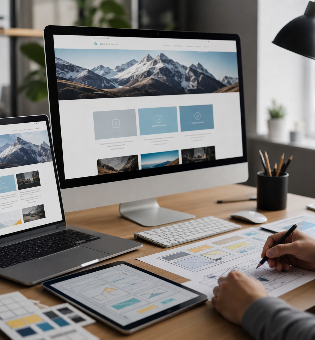 Website redesign project